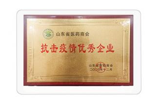 山東省醫(yī)藥商會抗擊疫情優(yōu)秀企業(yè)